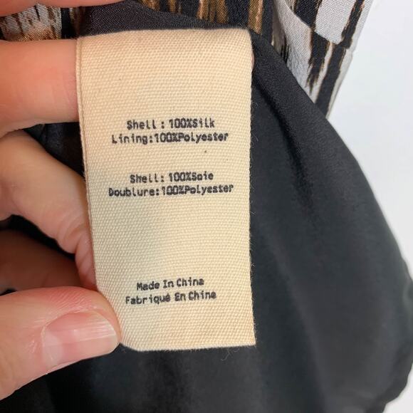 NWT L'AGENCE Camilla slip dress 100% silk leopard print belted - Picture 8 of 11